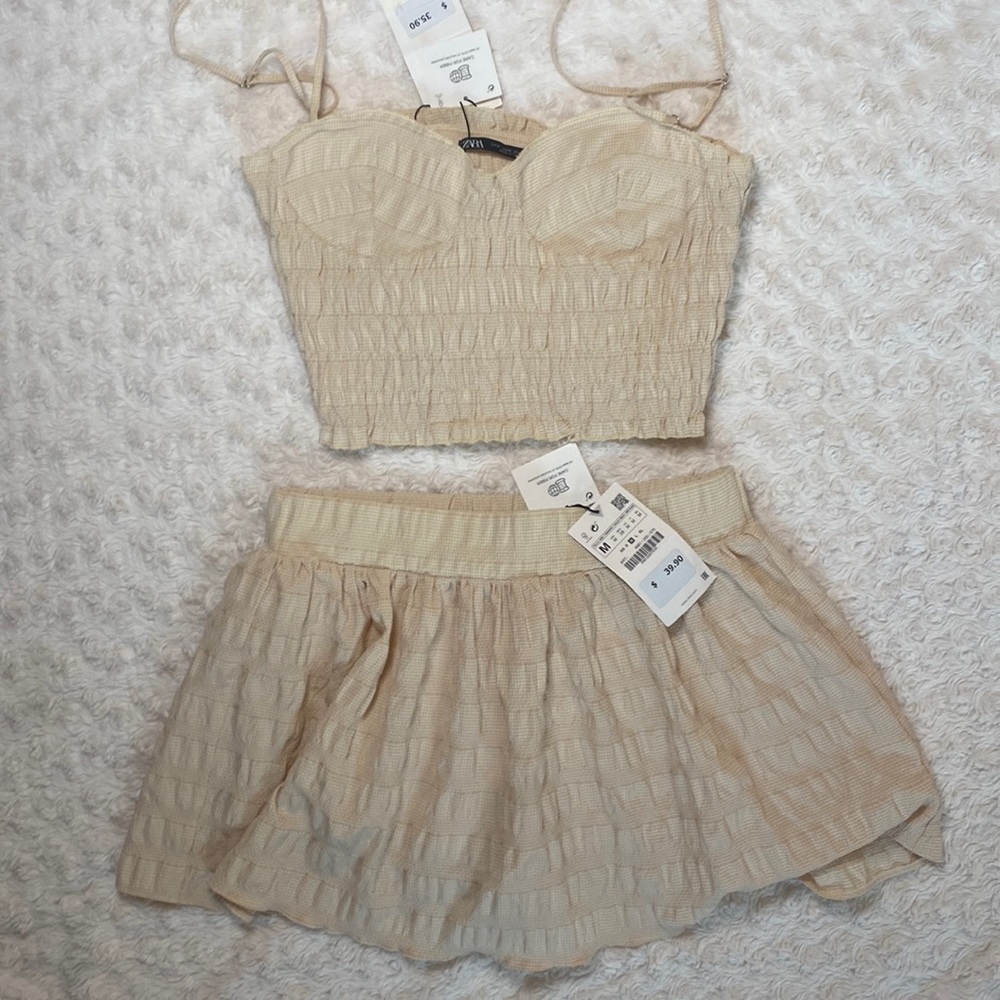 Zara Set Tank and skirt skort